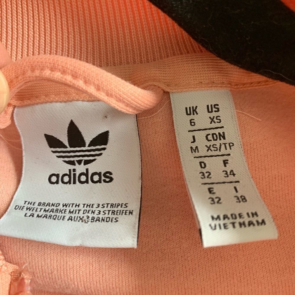 ADIDAS PEACH ORIGINAL TRACK JACKET WITH POCKETS - Picture 8 of 8